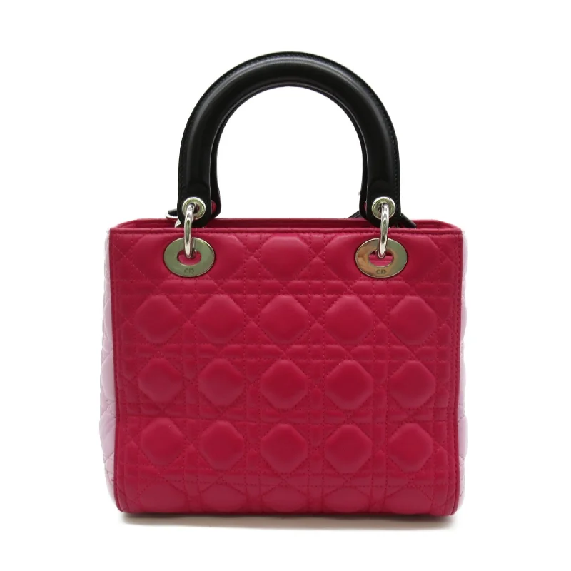 Unveil Luxury with Dior’s Designer BagsDior Lady dior tote Pink Black Lambskin [sheep leather]