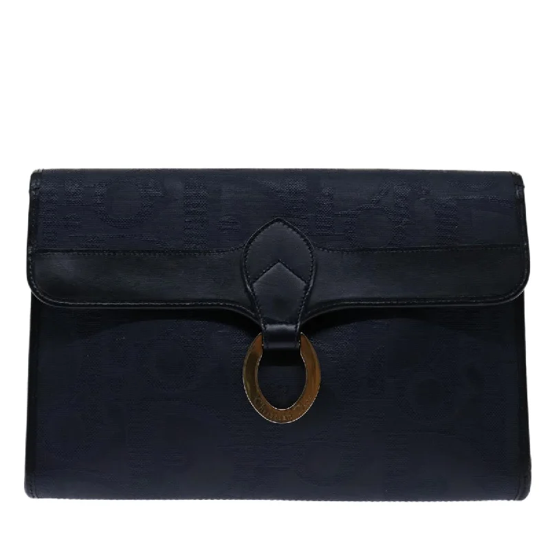 Dior Bags for Every Fashion DreamerCHRISTIAN DIOR Shoulder Bag Leather Navy Auth bs12730