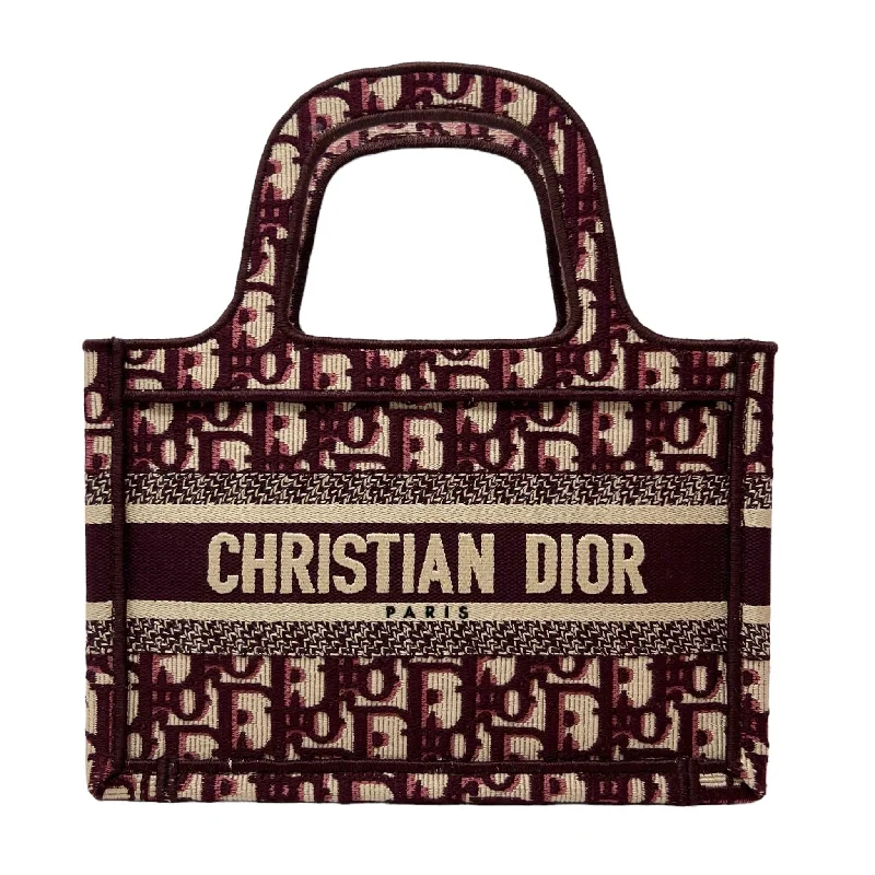 High Fashion, High Style: Dior BagsDior Burgundy Mini Book Tote