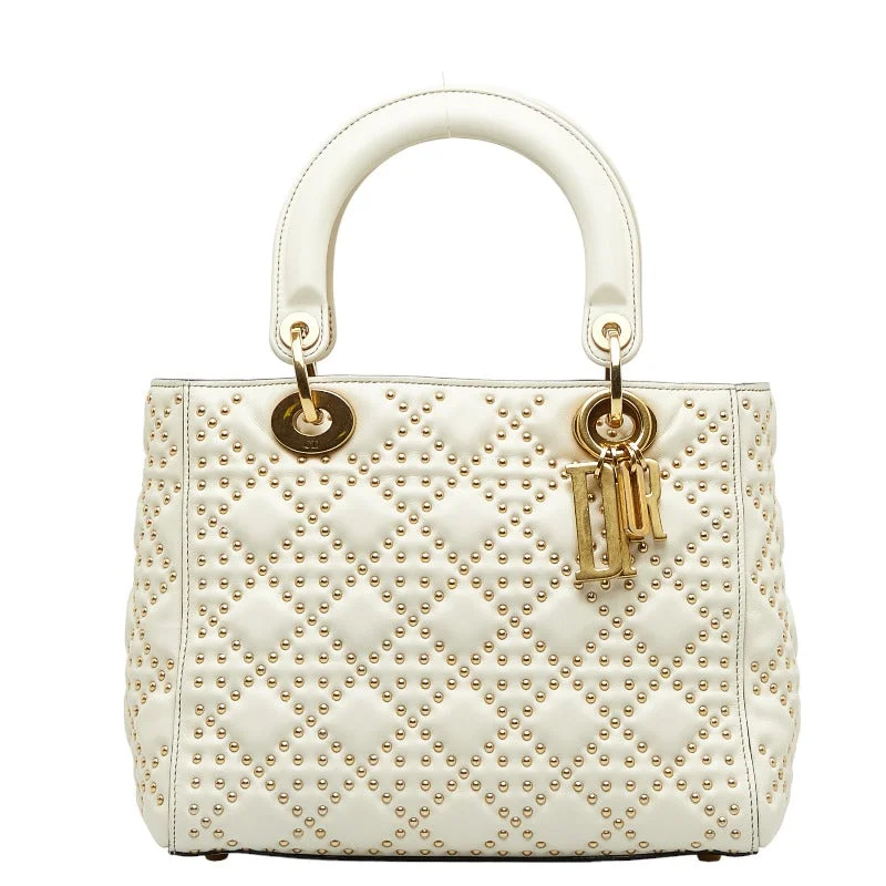 Master the Art of Luxury with Dior HandbagsDior  Dior Stalls Handbags 2WAY White Leather Ladies Dior