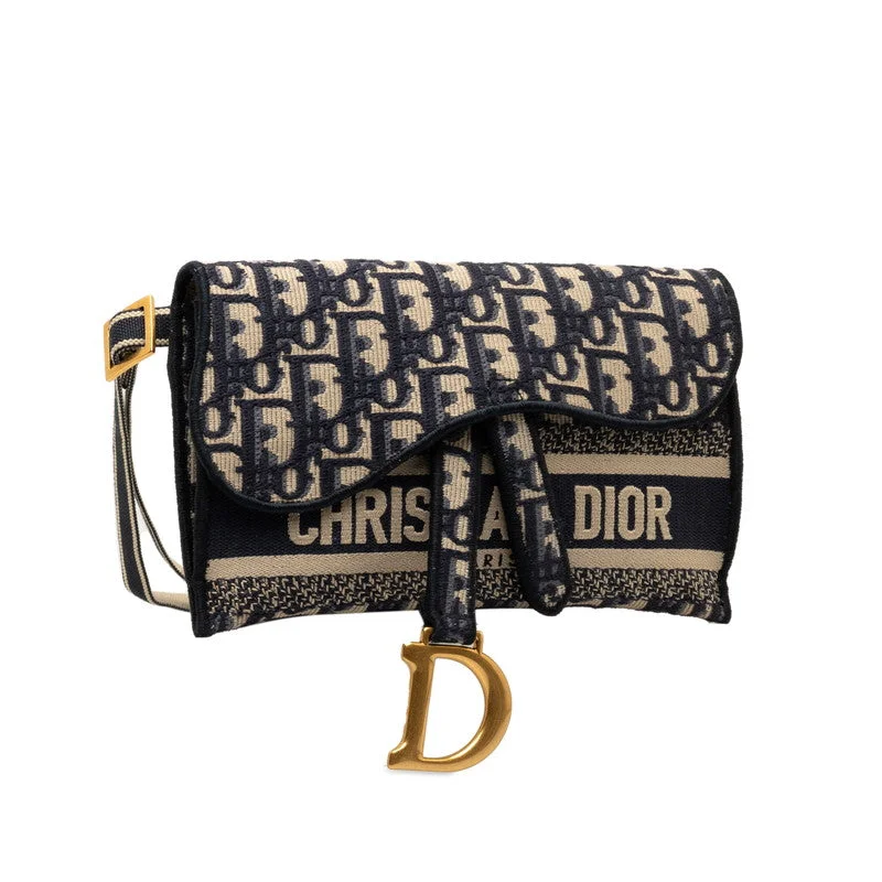 Discover the Ultimate Luxury: Dior BagsChristian Dior Saddle Sling Bag Waist Bag Belt Bag Navy