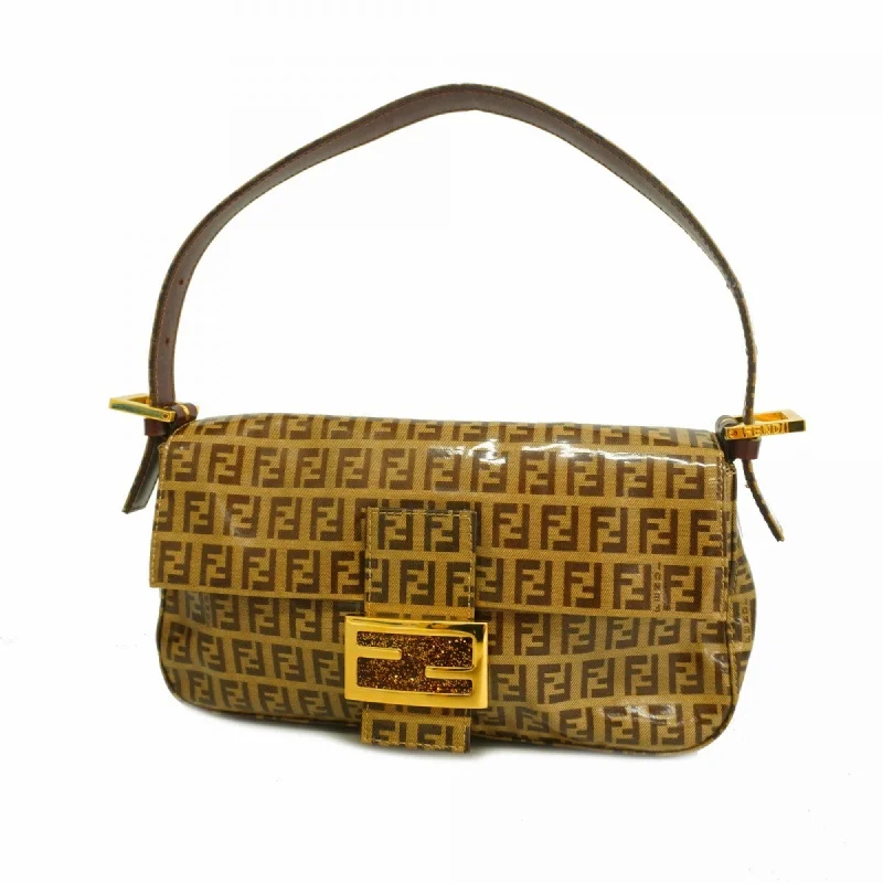 Fendi Zip Closure Bag -Fendi handbag Mamma Bucket brown ladies