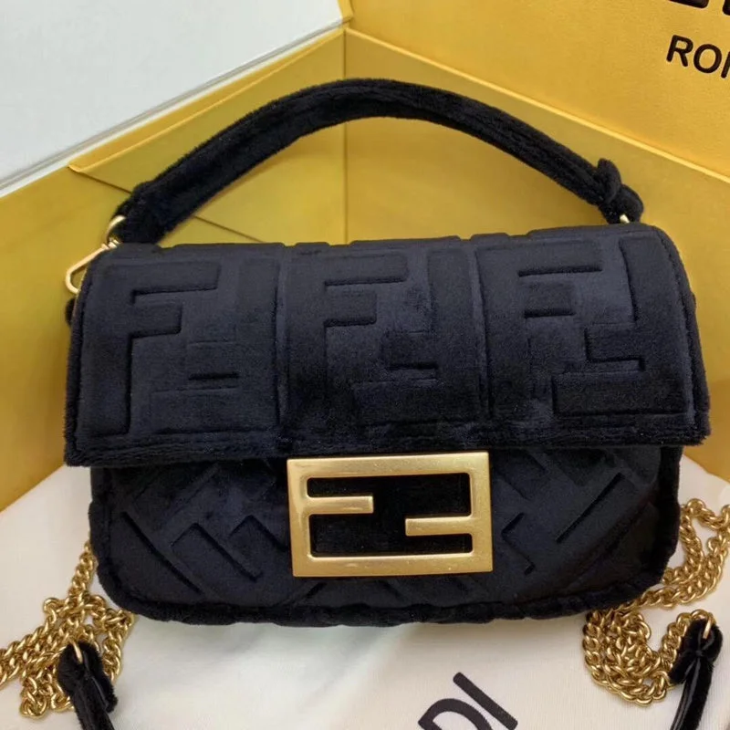 Fendi Monogram Embossed Bag -BC - FENDI BAGS - 512