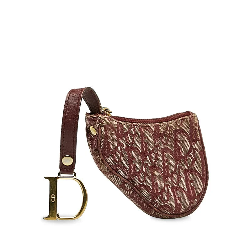 Discover Dior: Bags That Make a StatementDior Trotter Saddle Coin Case Red Canvas Lady Dior