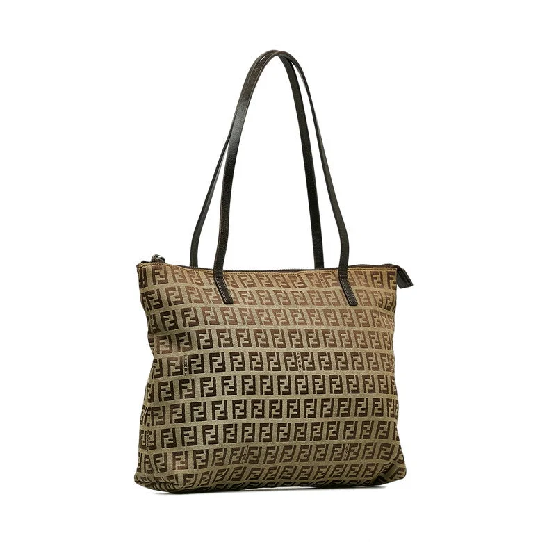 Fendi Luxe Essential -Fendi Zucchino Handbag Beige