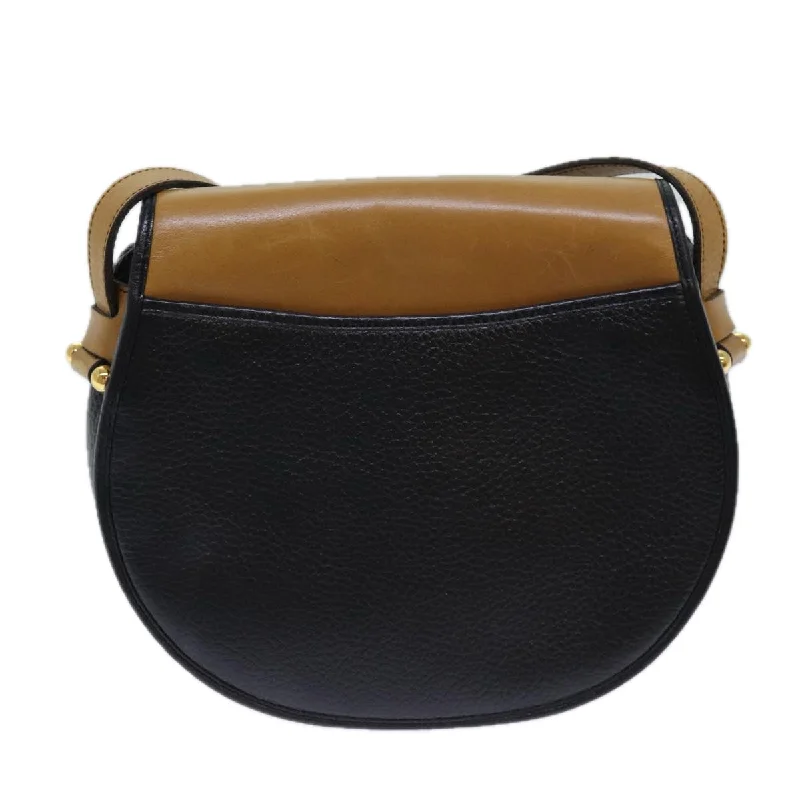 The Dior Bag That Suits Your StyleCHRISTIAN DIOR Shoulder Bag Leather Black Brown Auth ti1796