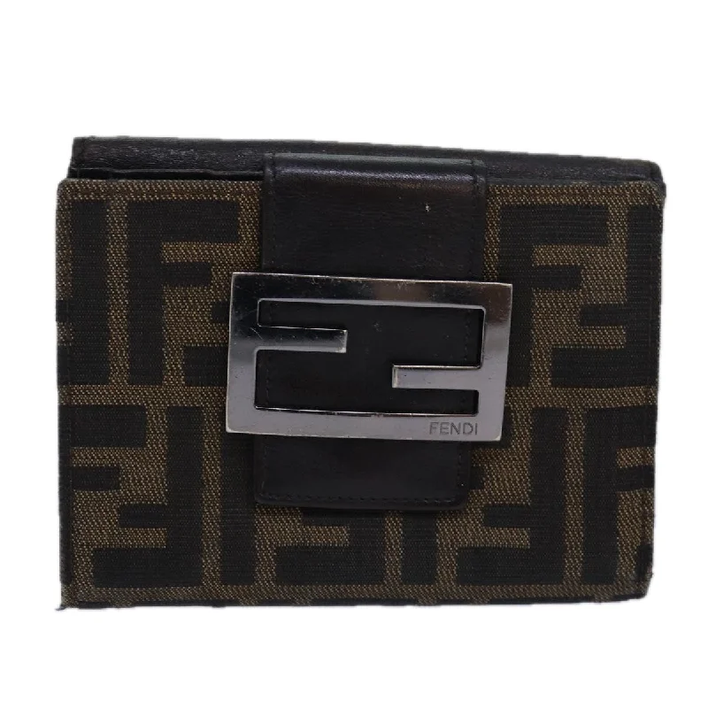 Fendi Beaded Bag -Fendi Zucchino  Canvas Wallet  (Pre-Owned)