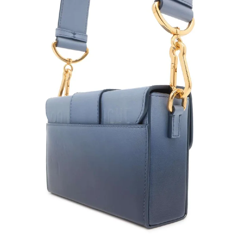 Designer Bags that Make a Statement: DiorDior Montaigne Shoulder Bag Blue Leather