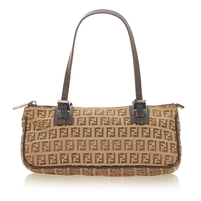 Fendi Luxe Essential -Fendi Zucchino Canvas Handbag (SHG-19315)