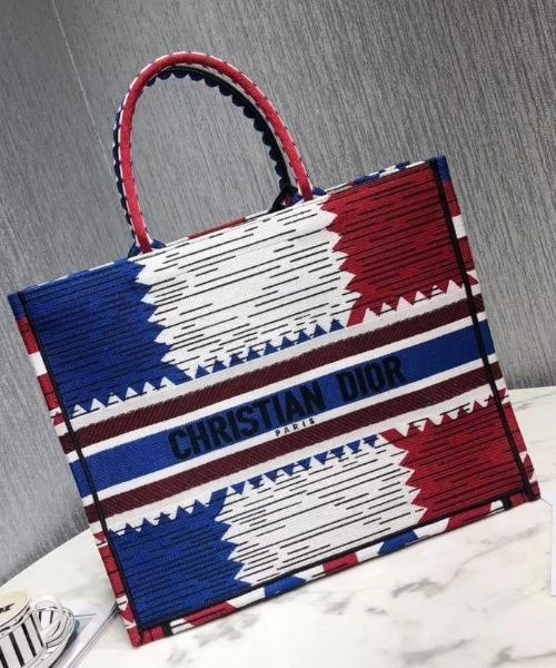 Explore Dior’s Iconic Bags and AccessoriesDior Book Tote Bag Embroidered Canvas French Flag