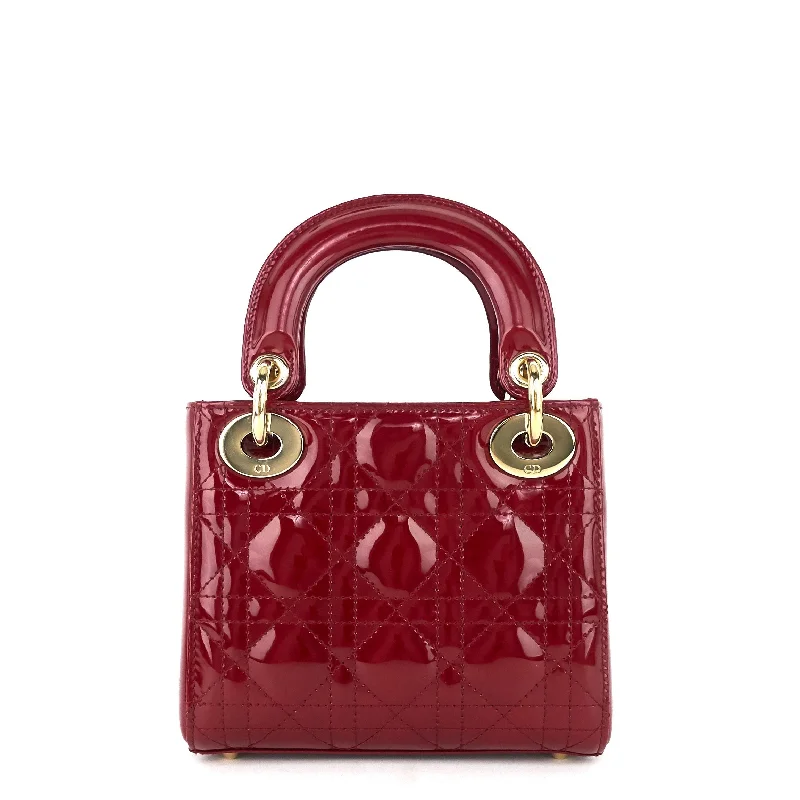 Crafting Beauty: The Dior Handbag CollectionLady Dior Mini Patent Leather Bag