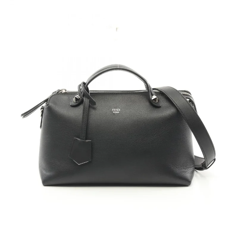 Fendi Timeless Parisian Style -FENDI BY THE WAY MEDIUM Handbag, Leather, Women's, Black, 8BL146