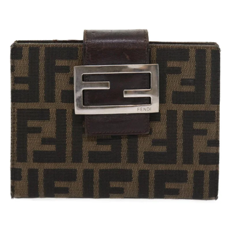 Fendi Exclusive Couture Bag -Fendi Zucca  Canvas Wallet  (Pre-Owned)