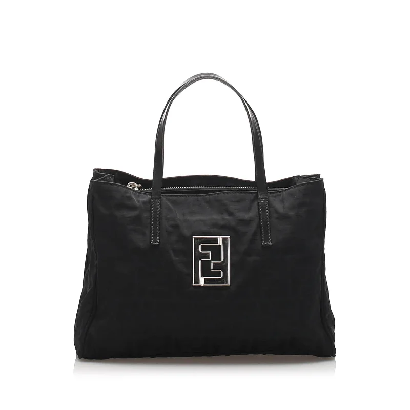 Fendi Designer Investment Piece -Fendi Zucca Canvas Handbag (SHG-10923)