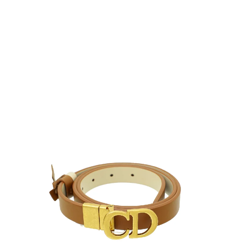 High Fashion, High Style: Dior BagsChristian Dior Bicolor Saddle Reversible 20mm Belt