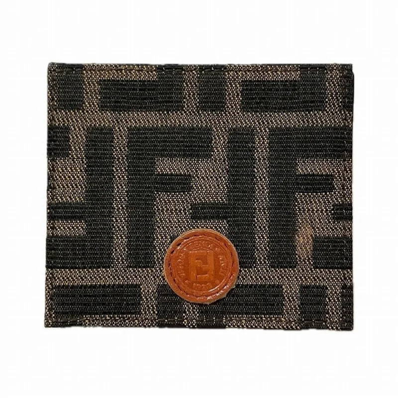 Fendi Gold-Plated Bag -FENDI ZUCCA Accessories Wallets and coin purses for men women