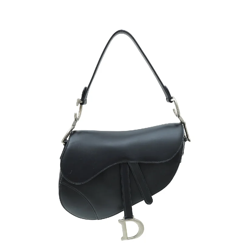 Luxury with a Touch of Class: Dior BagsChristian Dior Black Saddle Medium Bag