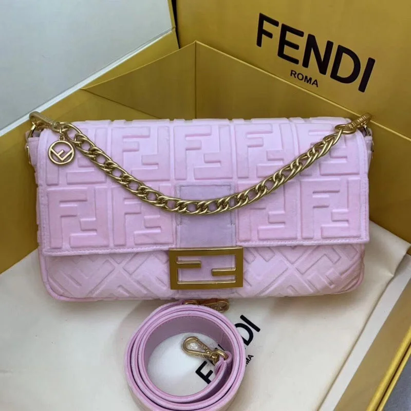 Fendi Diamond Quilted Bag -BC - FENDI BAGS - 502