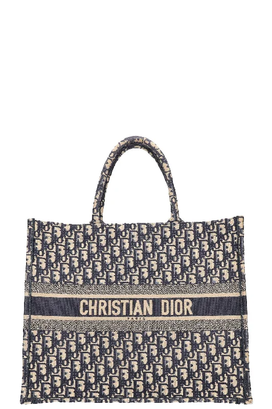 Make Every Day Special with a Dior BagCHRISTIAN DIOR Book Tote Large Oblique Blue