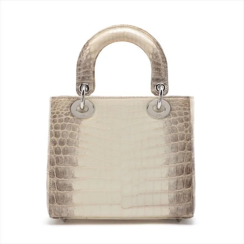 Dior Bags: Stylish Luxury at Its BestChristian Dior  Dior Crocodile 2WAY Handbag White Himalas