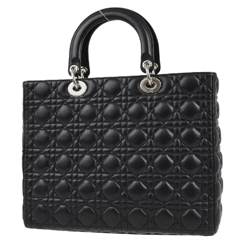 Iconic Dior: Bags that Define LuxuryChristian Dior 2000 Black Lambskin Lady Dior Cannage Handbag