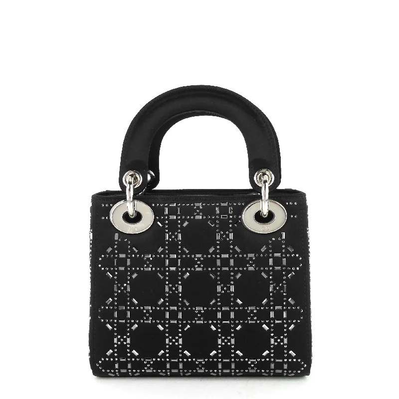 Where Craftsmanship Meets Luxury: Dior BagsLady Dior Mini Satin Strass Cannage Bag