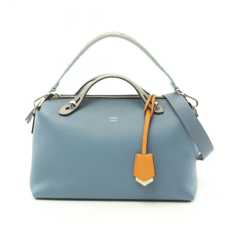 Fendi Push Lock Bag -FENDI BY THE WAY MEDIUM Handbag Bag Leather Women's Blue 8BL146 5QJ