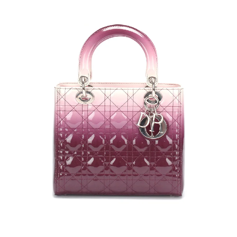 Timeless and Iconic: Dior HandbagsLady Dior patent leather handbag