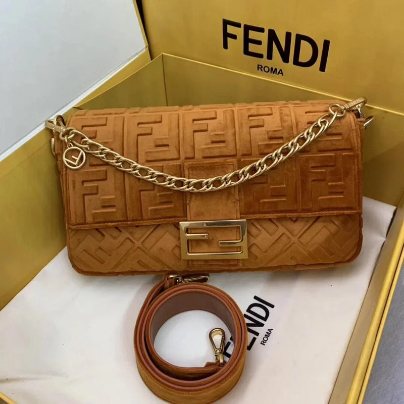 Fendi Chevron Quilted Bag -BC - FENDI BAGS - 503