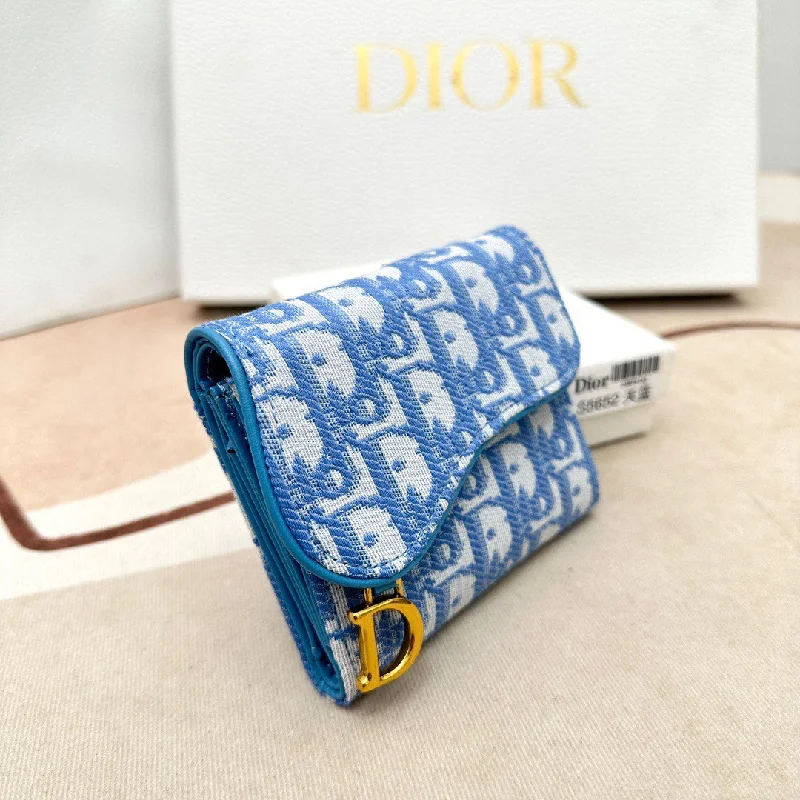 Discover the Latest Dior Bag TrendsChristian Dior Saddle Flap Card Holder