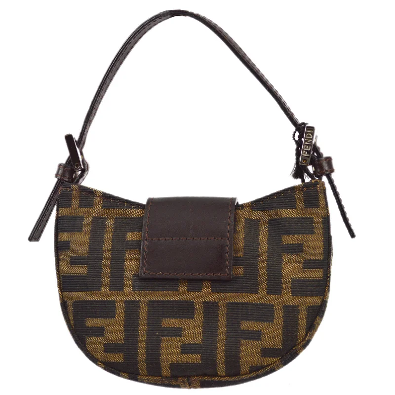 Fendi Vintage Collector’s Item -Fendi Brown Zucca Micro Handbag