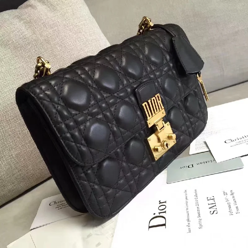 The Dior Bag That Suits Your StyleChristian Dioraddict Flap Bag In Black Lambskin