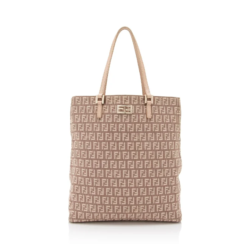 Fendi Gold-Plated Bag -Fendi Zucchino Tall Tote