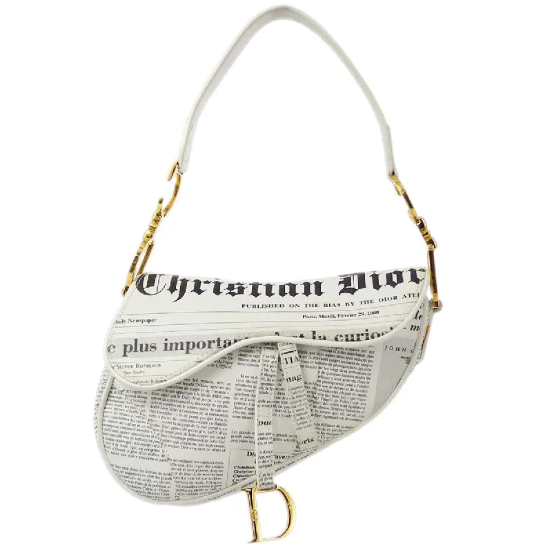 Step into Luxury with Dior BagsChristian Dior * 2000 John Galliano Small Newspaper Saddle Bag