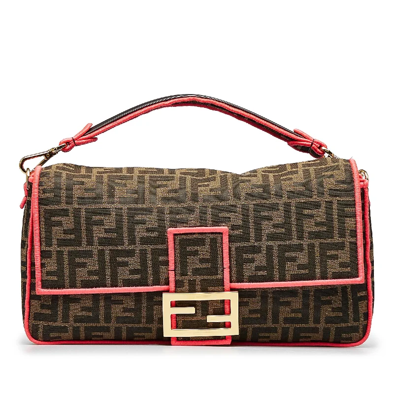 Fendi Ultimate Travel Companion -Fendi Zucca Baguette Satchel (SHG-MOyN7d)