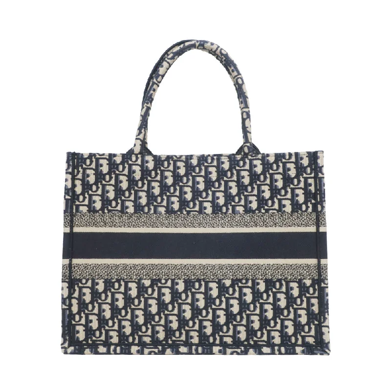 Luxury with a Touch of Class: Dior BagsChristian Dior Book Tote Medium Handbag Navy Overshirt Owlick  M1296