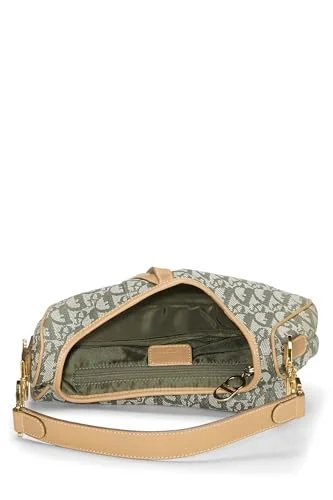 Effortlessly Chic: The Dior Signature BagDior,  Green Trotter Canvas Saddle Bag, Green