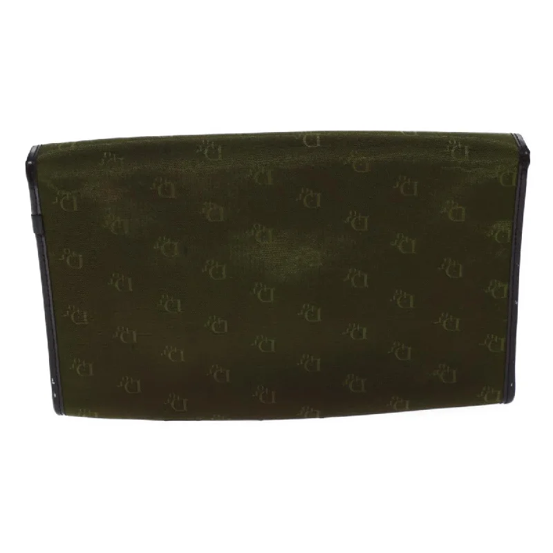 Signature Dior: Bags of DistinctionCHRISTIAN DIOR Chain Shoulder Bag Nylon Green Auth ac2954