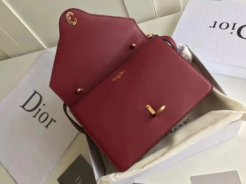 Discover the Ultimate Luxury: Dior BagsDior Cest Dior Flap Bag In Red Calfskin