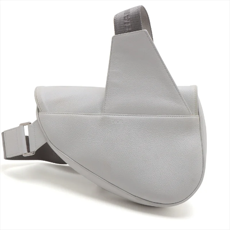 Redefine Your Style with Dior HandbagsDior Saddle Bag Leather Body Bag White  Gallery