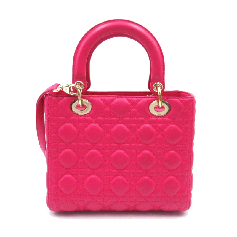 The Definition of Style: Dior BagsDior Lady Dior 2way tote Pink Lambskin [sheep leather] 16-BO-0113