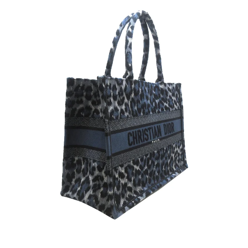 Add a Touch of Dior to Your WardrobeDIOR Medium Leopard Mizza Book Tote Tote Bag