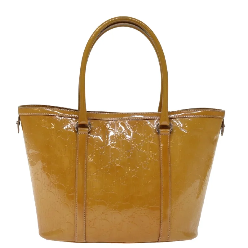 Dior Bags: Every Fashionista’s DreamCHRISTIAN DIOR Trotter Canvas Tote Bag Enamel Yellow Auth bs14764