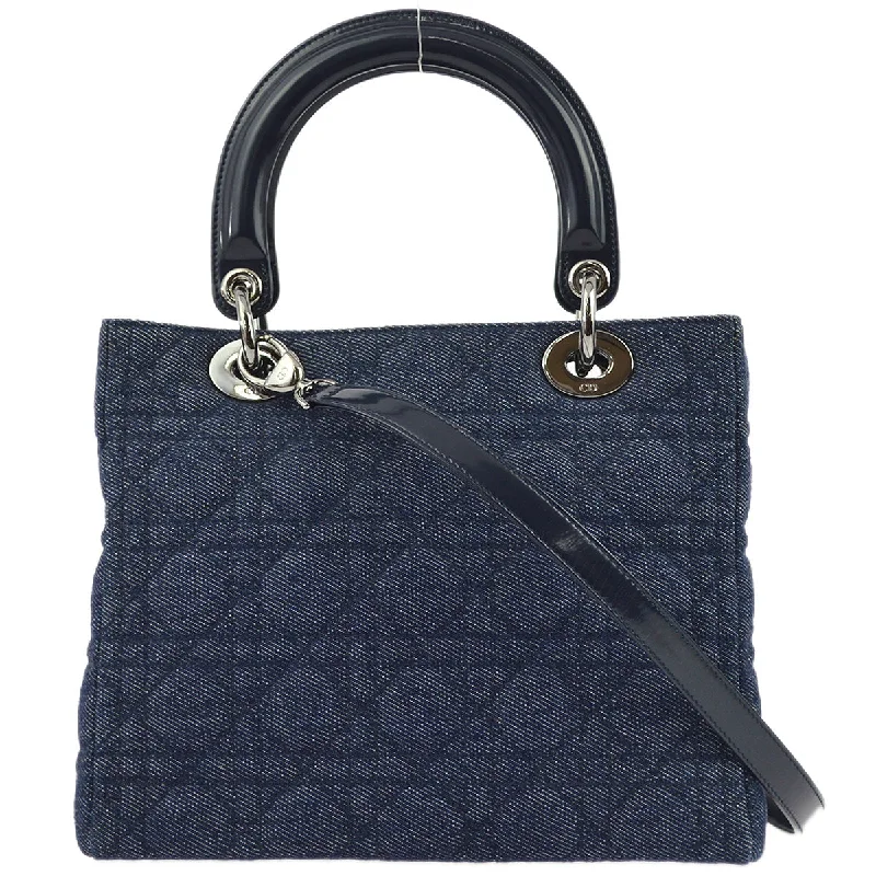 The Definition of Style: Dior BagsChristian Dior Navy Lady Dior Cannage 2way Shoulder Handbag