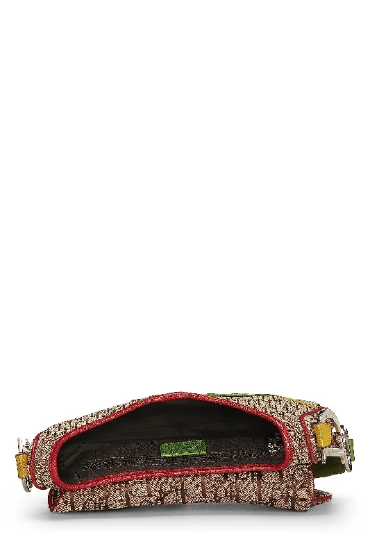 Master the Art of Luxury with Dior HandbagsDior,  Rasta Trotter Saddle Bag, Multi