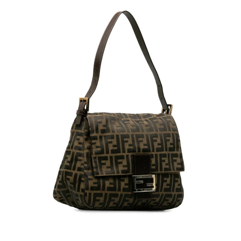 Fendi Buckle Detail Bag -Fendi Black Baguette Handbag