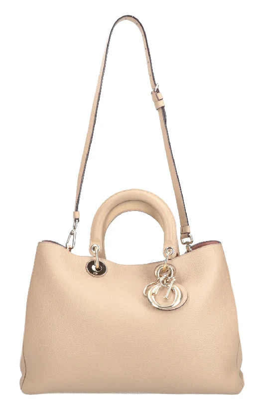 Sophisticated and Refined: Dior BagsCHRISTIAN DIOR Diorissimo Tote Bag Beige