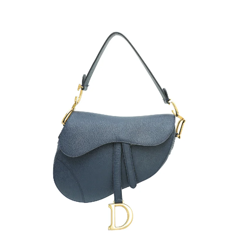 Dior Bags: Elevating Your Fashion GameChristian Dior Navy Blue Saddle Medium Bag