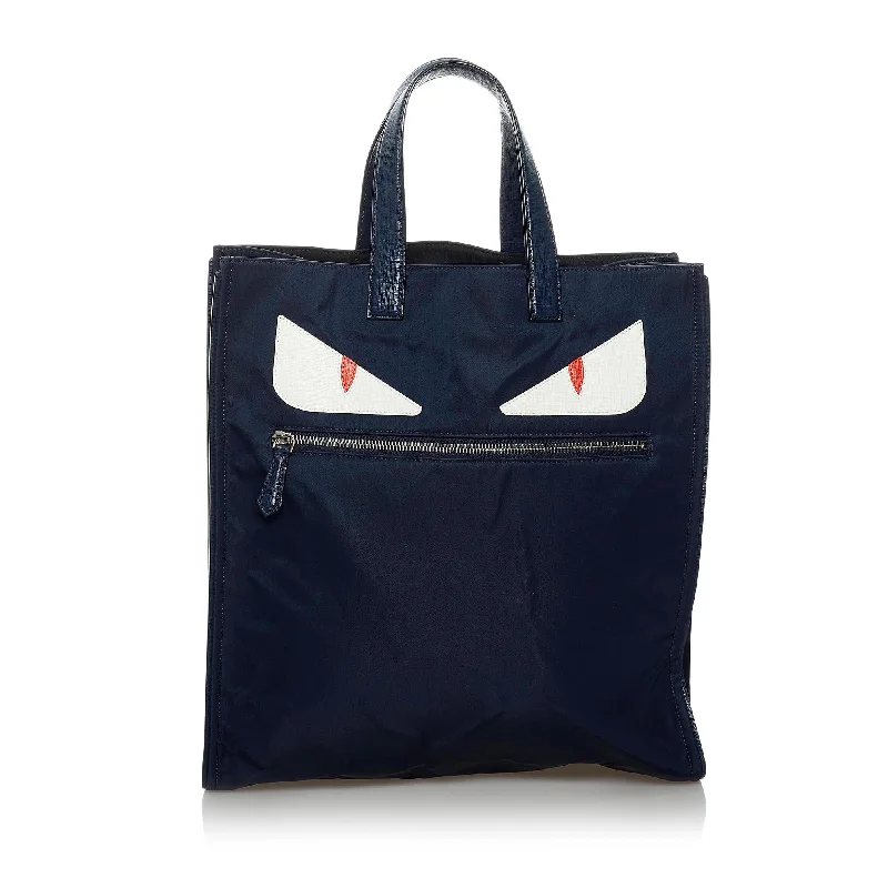 Fendi Diamond Quilted Bag -Fendi Monster Nylon Tote Bag