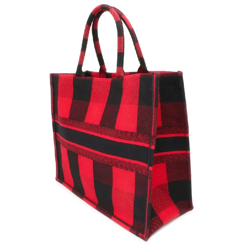 The Chic and Classic Dior Bag CollectionDior Book Tote Check Pattern Red/Black Canvas Size Large